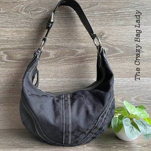 COACH Signature Large Hobo Shoulder Bag 10075